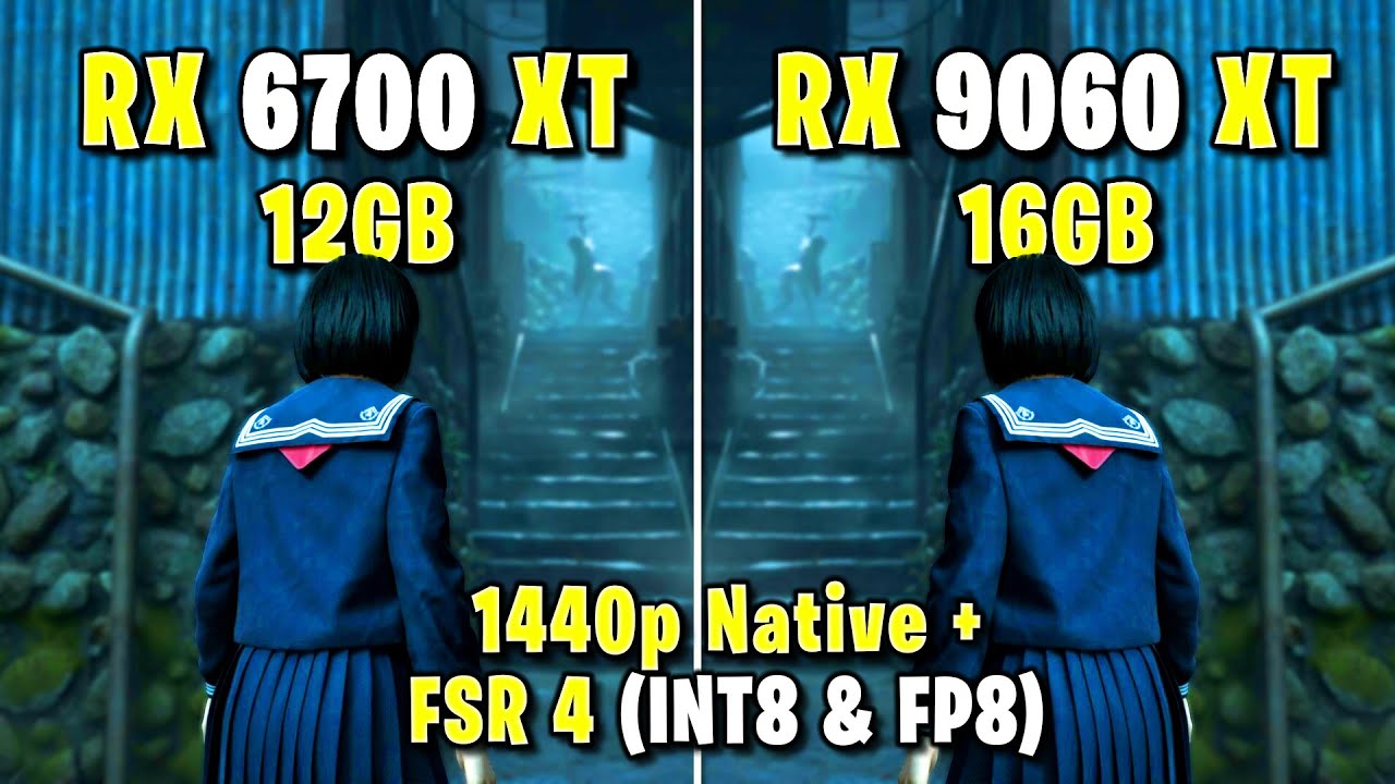 RX 6700 XT vs RX 9060 XT - 1440p & FSR 4 (INT8/FP8) Performance Test