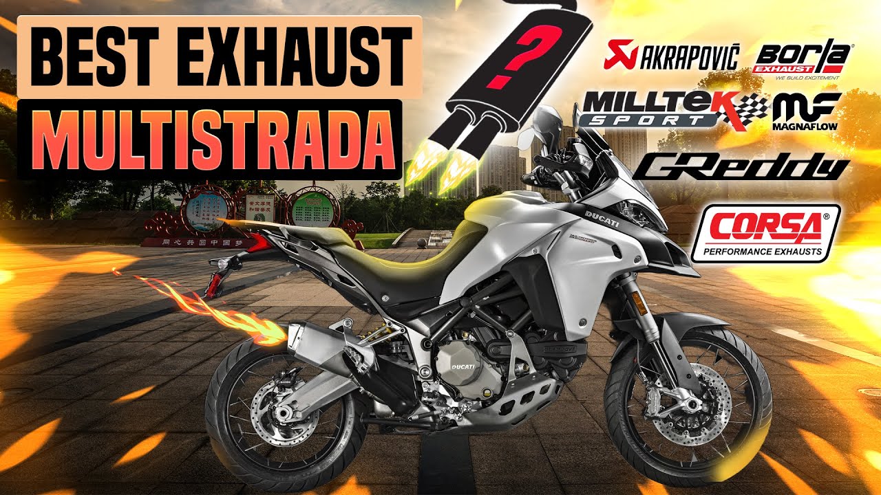 Ducati Multistrada Exhaust Sound 🔥 Termignoni,Akrapovic,Sport,Mods,Stock,Upgrade,Review,Modified+