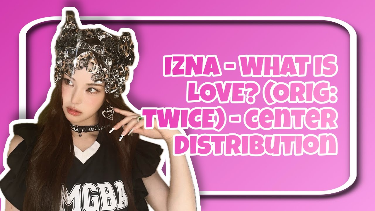 IZNA - WHAT IS LOVE? (ORIG: TWICE) - CENTER DISTRIBUTION 