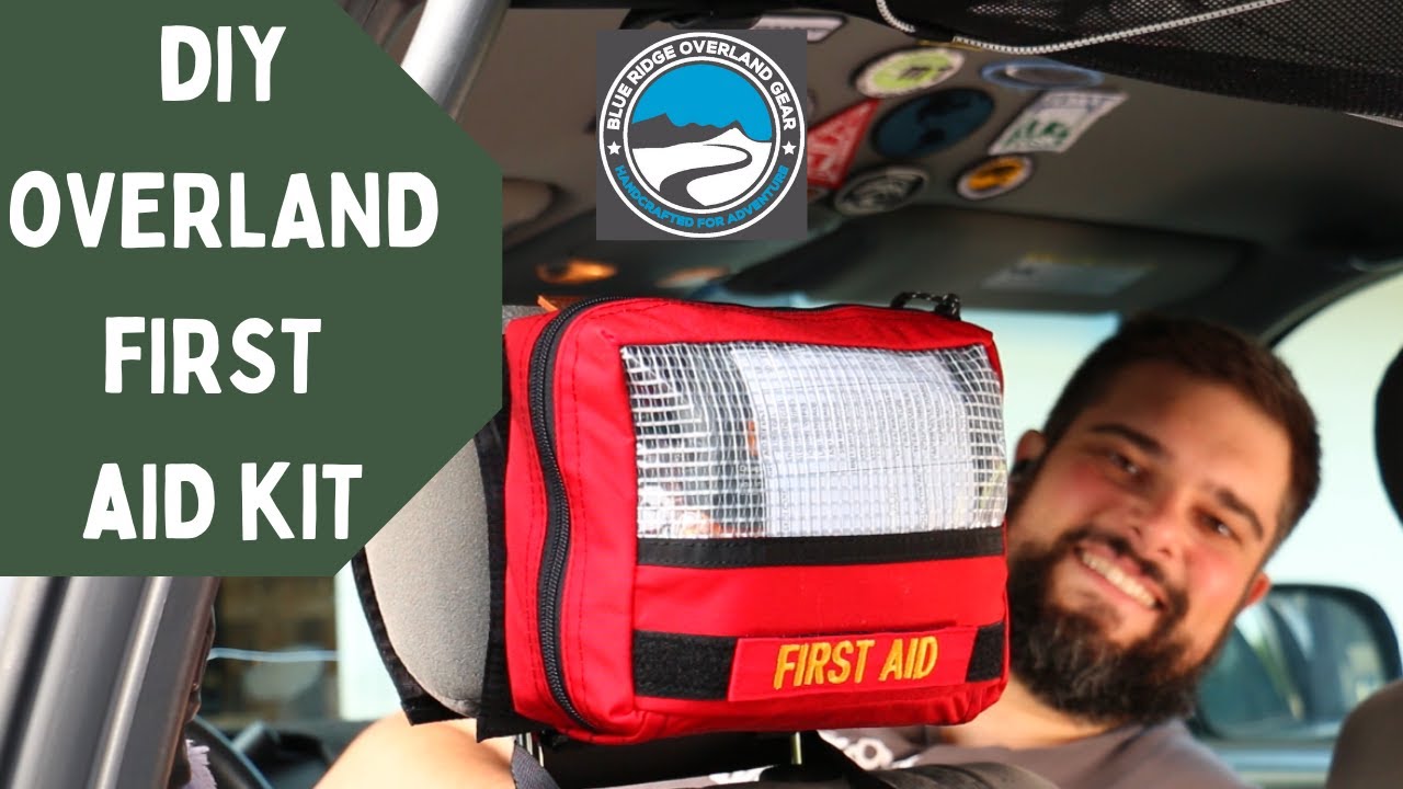 Overland First Aid Kit Blue Ridge Overland Gear Headrest Bag