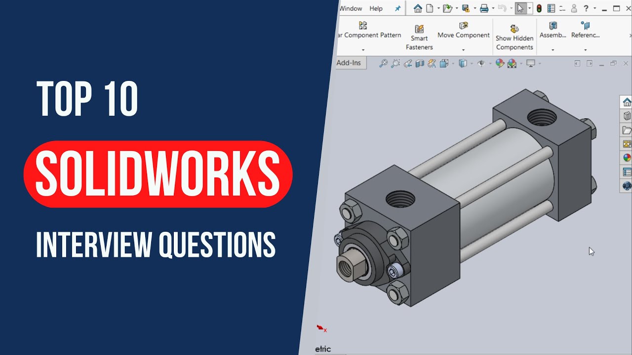 Top 10 SolidWorks Interview Questions & Answers || Most Asked