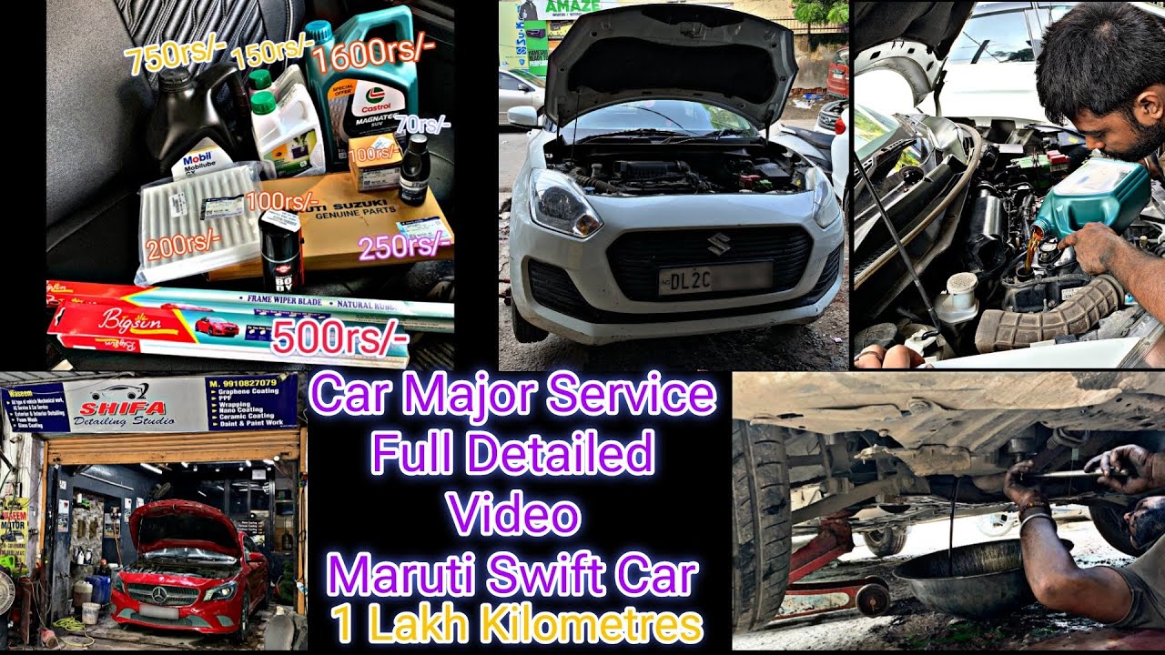 swift service cost | car major service | swift service details | @rohittashi 