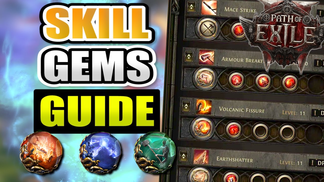 POE2 Everything you NEED TO KNOW about GEMS! | Path of Exile 2 Beginner's Guide to Gems