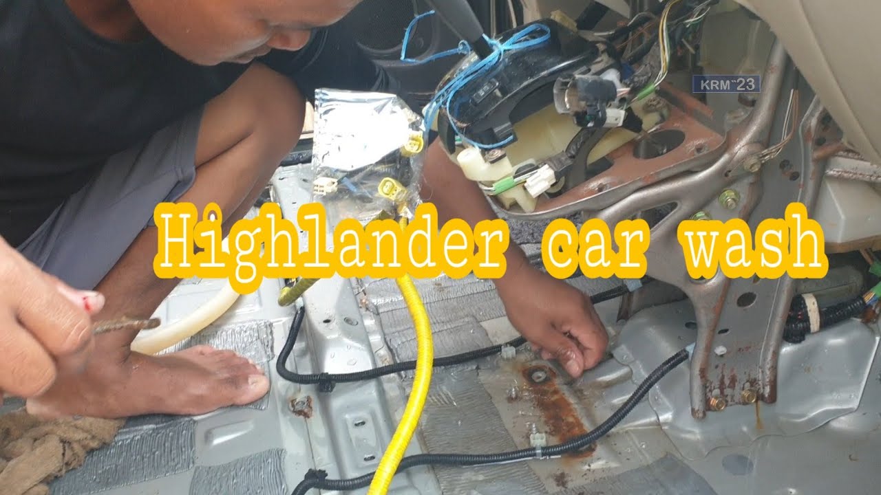 ក្រុមជាងពិឃាតជួបអីធ្វើហ្នឹងបោកពូកឡានហៃលេនដឺ|Highlander car wash|​ @NiteanKKN