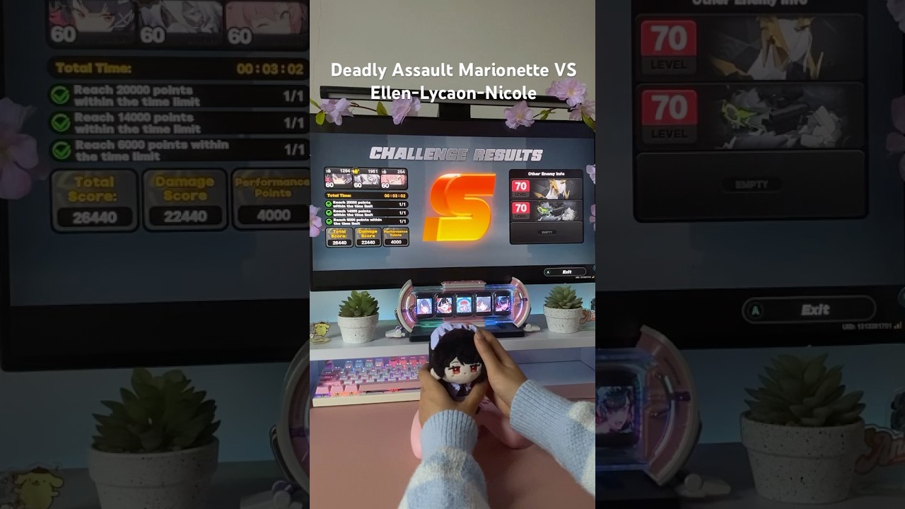 Marionette VS Ellen-Lycaon-Nicole 26k #zenlesszonezero #zzzero #zzzcreator #ellenjoe #zzzgameplay