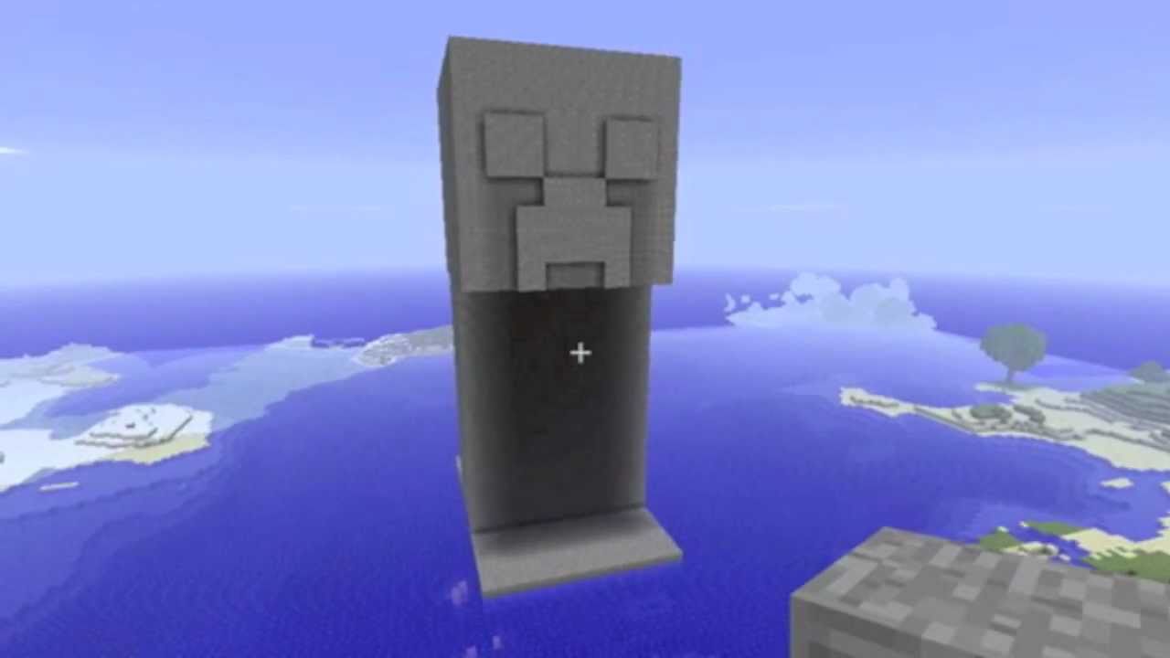 TheMindcrafters: Building a giant creeper statue