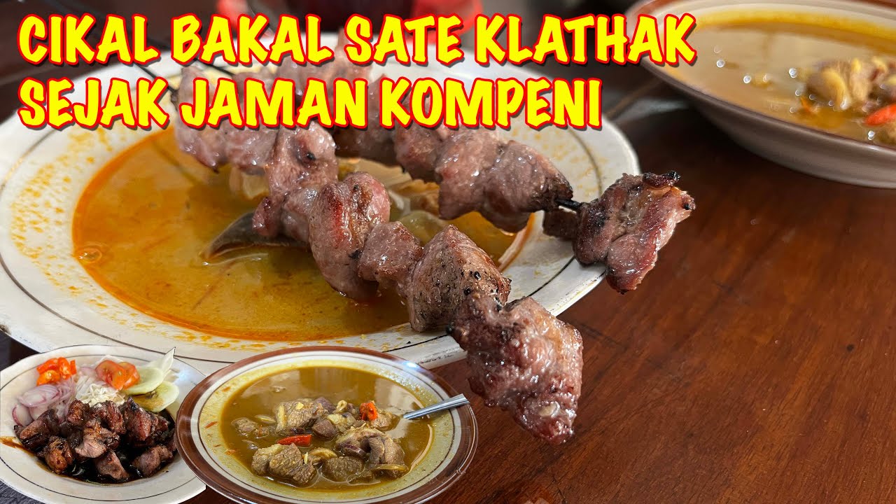 SATE KAMBING PAK JUPAINI PENCETUS SATE KLATHAK TERNYATA SEJAK JAMAN KOMPENI