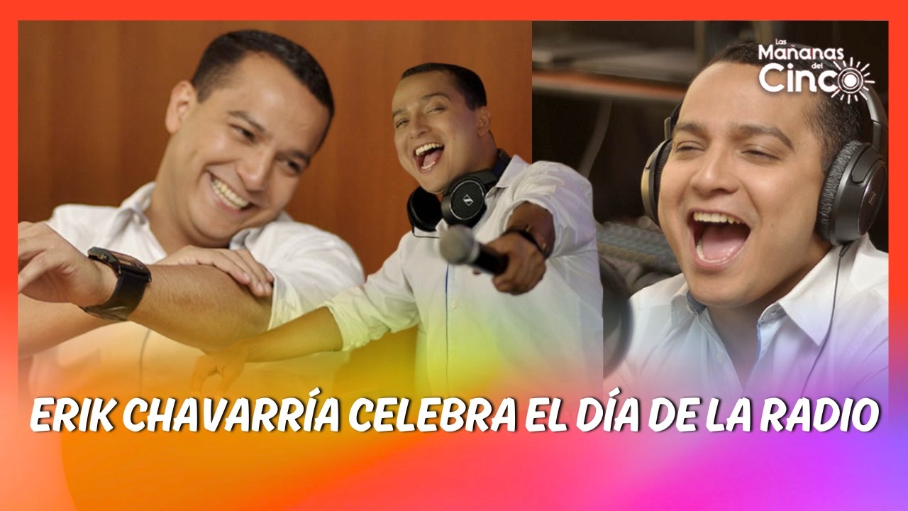 Erik Chavarría celebra el día de la Radio