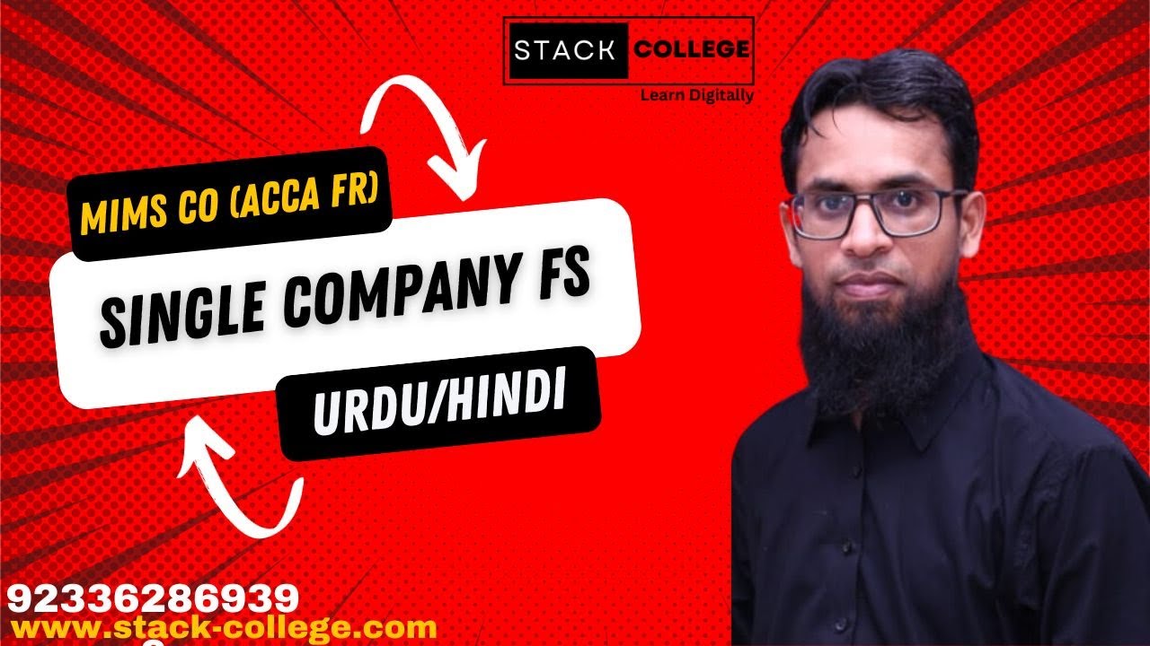 Single Company Financial Statement Practice (MIMS Co) - ACCA FR