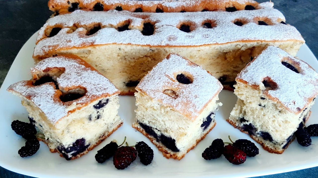 Prăjitură cu Dude /Mulberry and Ginger Cake