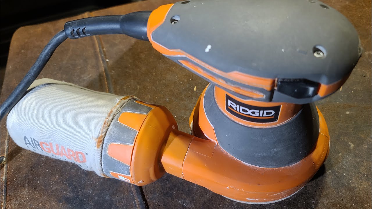 Recenzja szlifierki mimośrodowej Ridgid R2601 5
