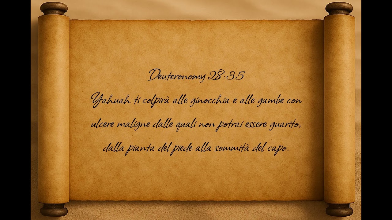 Deuteronomy 28 — Italiano | BYNV Scriptures