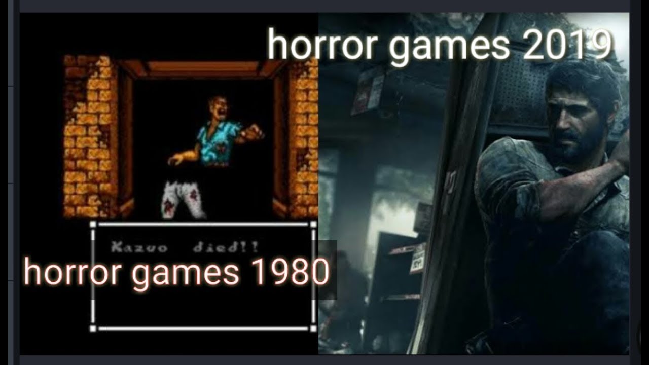 1980 - 2019 GRAPHICS EVOLUTION OF HORROR GAMES