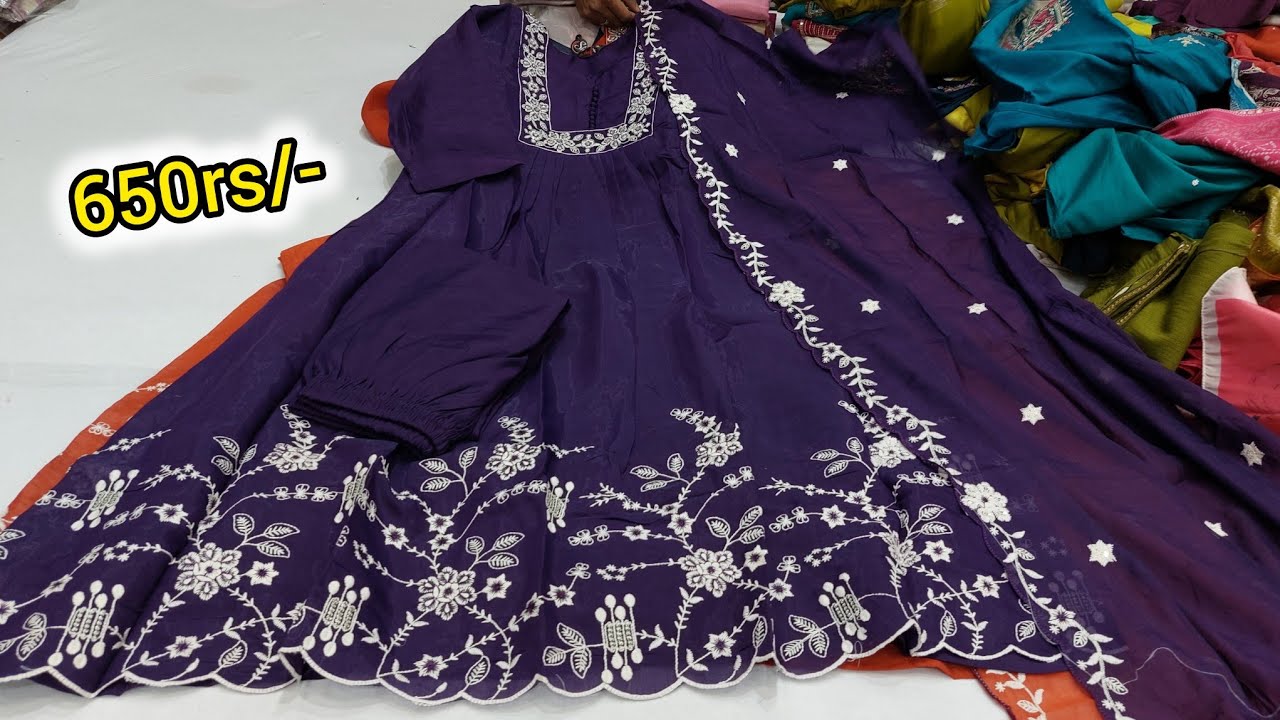 Chickpet wholesale partywear kurties sets & co-ord @595rs |single piece available|Bangalore