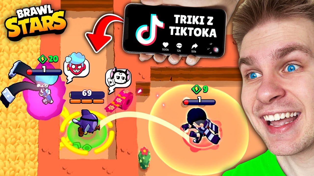 Testuję ⚠️ *NAJLEPSZE* TAKTYKI na WYGRANĄ 🏆 z TIK TOKA 🎶 (NAPRAWDĘ DZIAŁAJĄ) ✅ w Brawl Stars! 😱