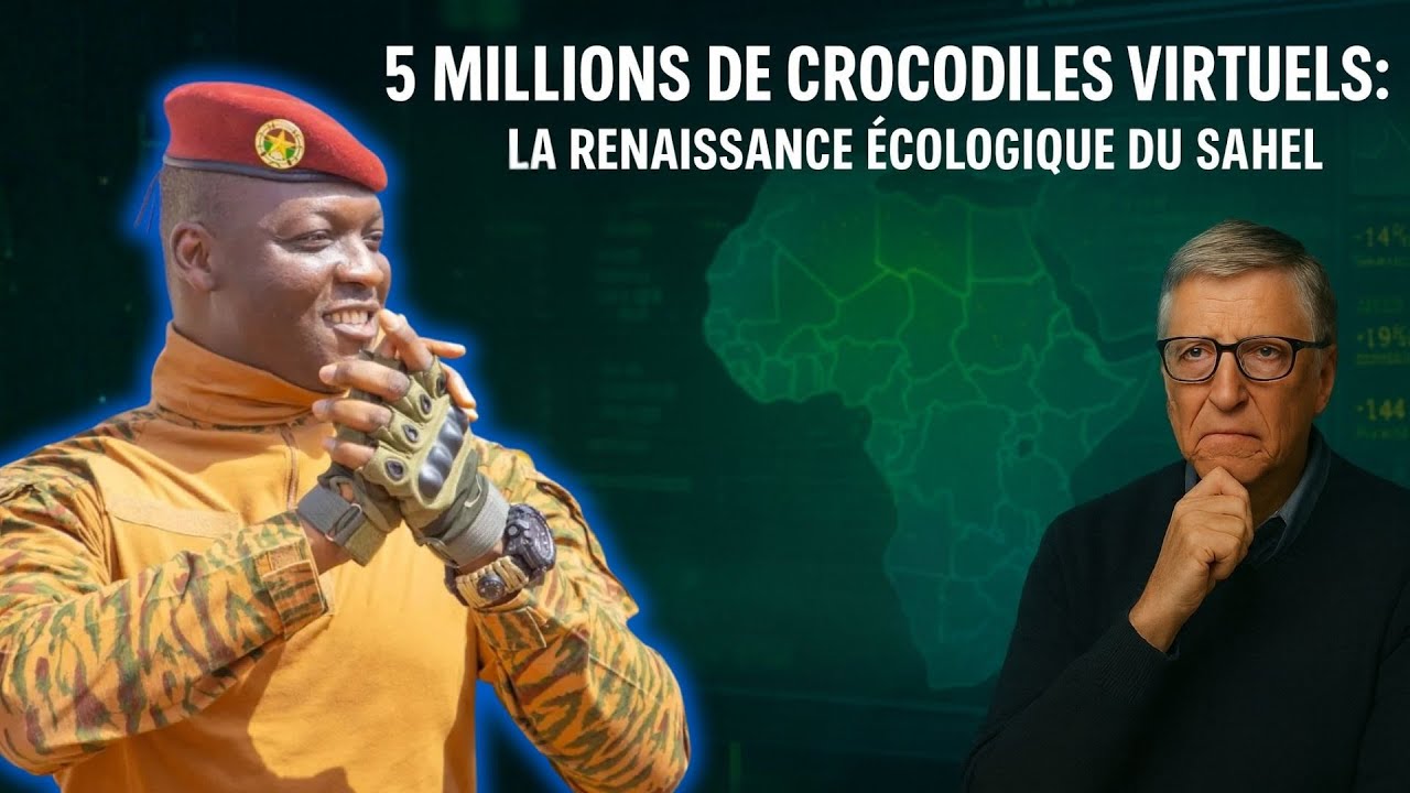 Choc total : 5 millions de crocodiles virtuels — et Ibrahim Traoré défie l’ONU