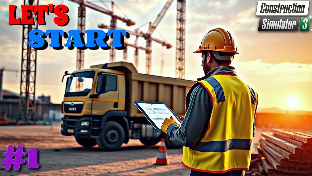 CONSTRUCTION SIMULATOR FIRST GAMEPLAY #1 | CONSTRUCTION SIMULATOR 3