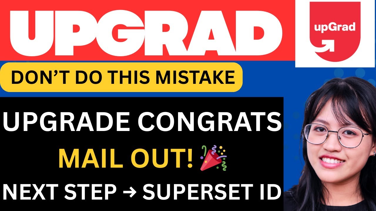 UpGrad Congrats Mail Out | UpGrad Superset ID | Superset Registration | Client Interview