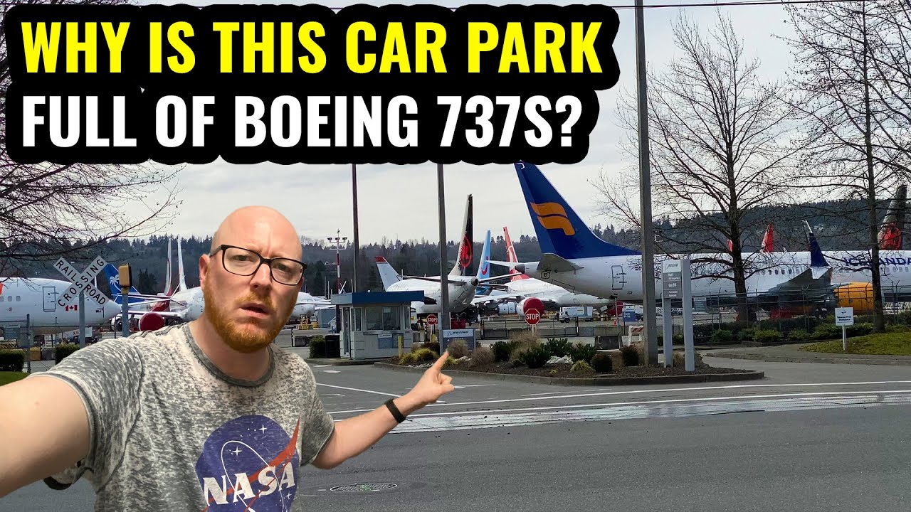 WHY IS THIS CAR PARK FULL OF BOEING 737s?
