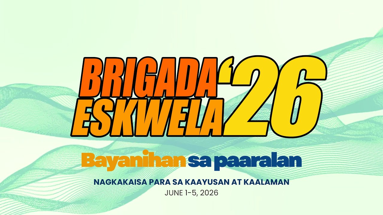 Brigada Eskwela 2026 song