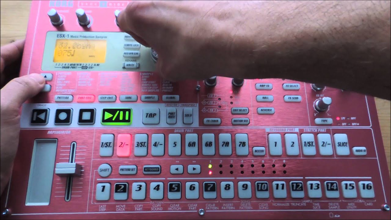 Slicing tool for the Korg ESX