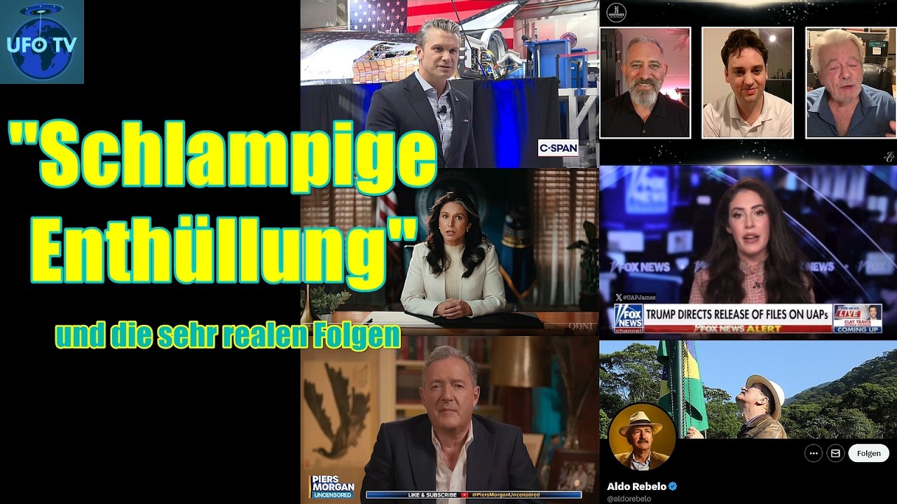 Donald Trumps &bdquo;Sloppy UFO Disclosure&ldquo; schafft politische Tatsachen! ● UAPdate 25/02/26