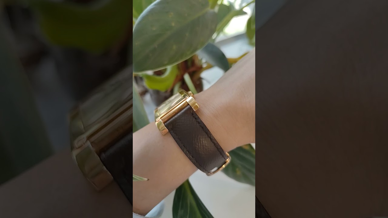 Cartier tank vis CPCP dual time #阿lam講表 #cartier #cartiertank #shorts
