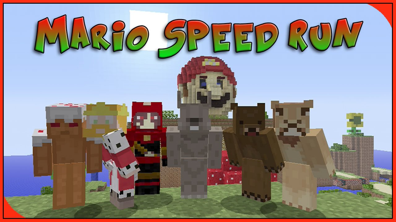Minecraft Xbox - Mario Speed Run - With Friends!