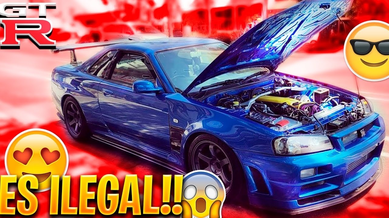 ESTE ES UNO DE LOS POCOS NISSAN SKYLINE GTR R34 EN MEXICO - kcruz