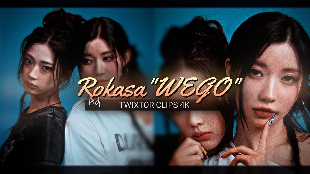 ASA & RUKA BABYMONSTER "WEGO" 4K TWIXTOR CLIPS FOR EDITS 