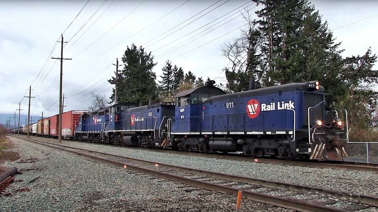 SRY 911 with the Best Sounding K5H works the Chilliwack Job with Triple EMD SW900, MP15DC & GP9!
