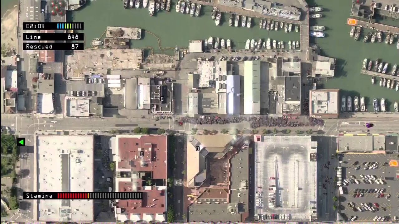 The Last Guy [PlayStation 3 / Japanese Version] Stage 1-1, Fisherman's Wharf, San Fransisco U.S.A.