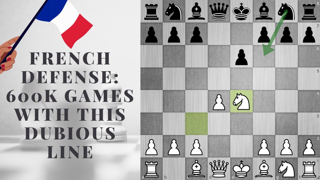 French Defense (Rubinstein): 600K Games With This Dubious Line