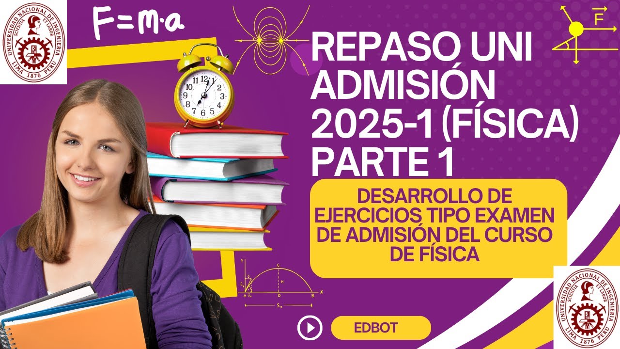 REPASO ADMISIÓN UNI 2025-1 (FÍSICA) - Parte 1