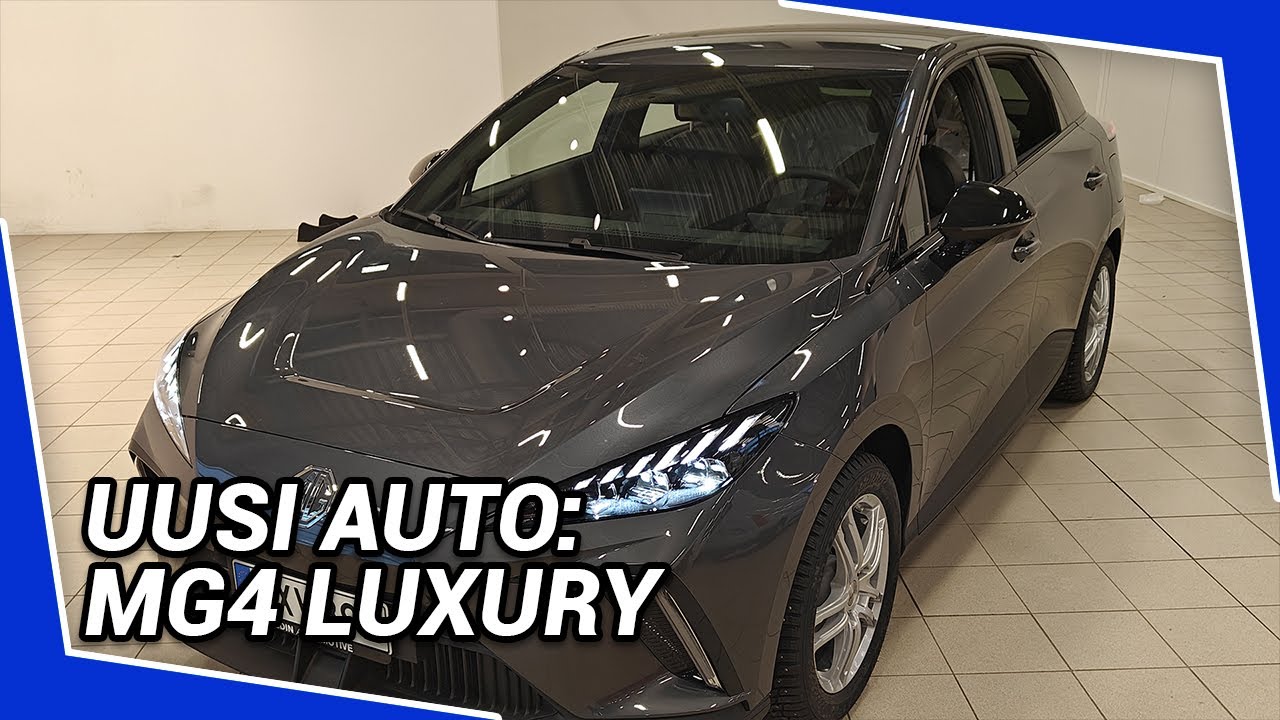 Uusi auto pihassa - MG4 Luxury