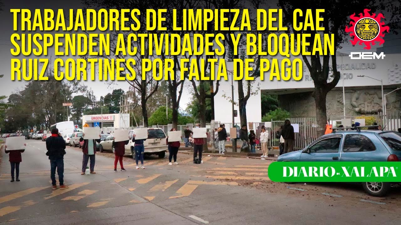 Trabajadores de limpieza suspenden actividades en el CAE por falta de pago