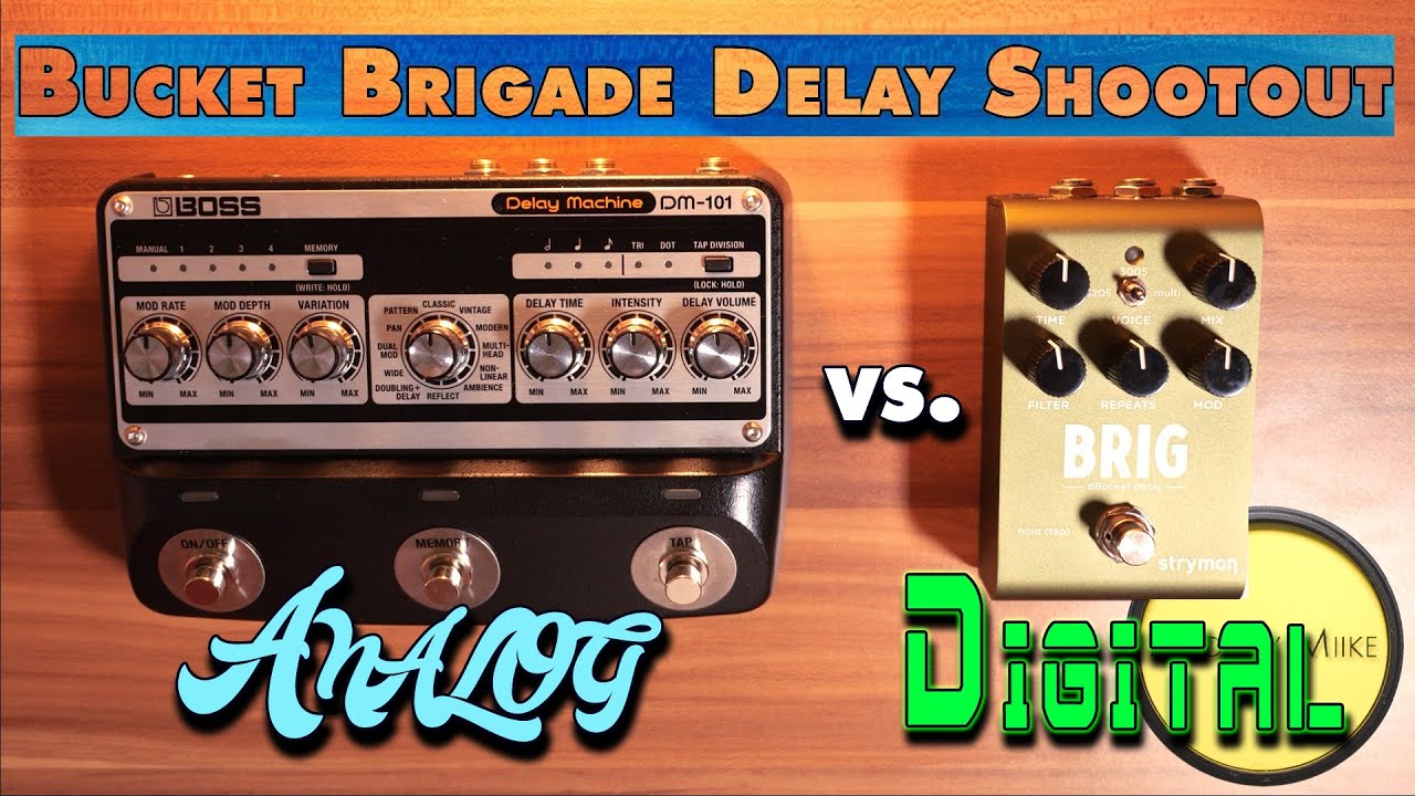 Shootout + Opinion: STRYMON BRIG vs. BOSS DM-101 (Bucket Brigade Delay Shootout)