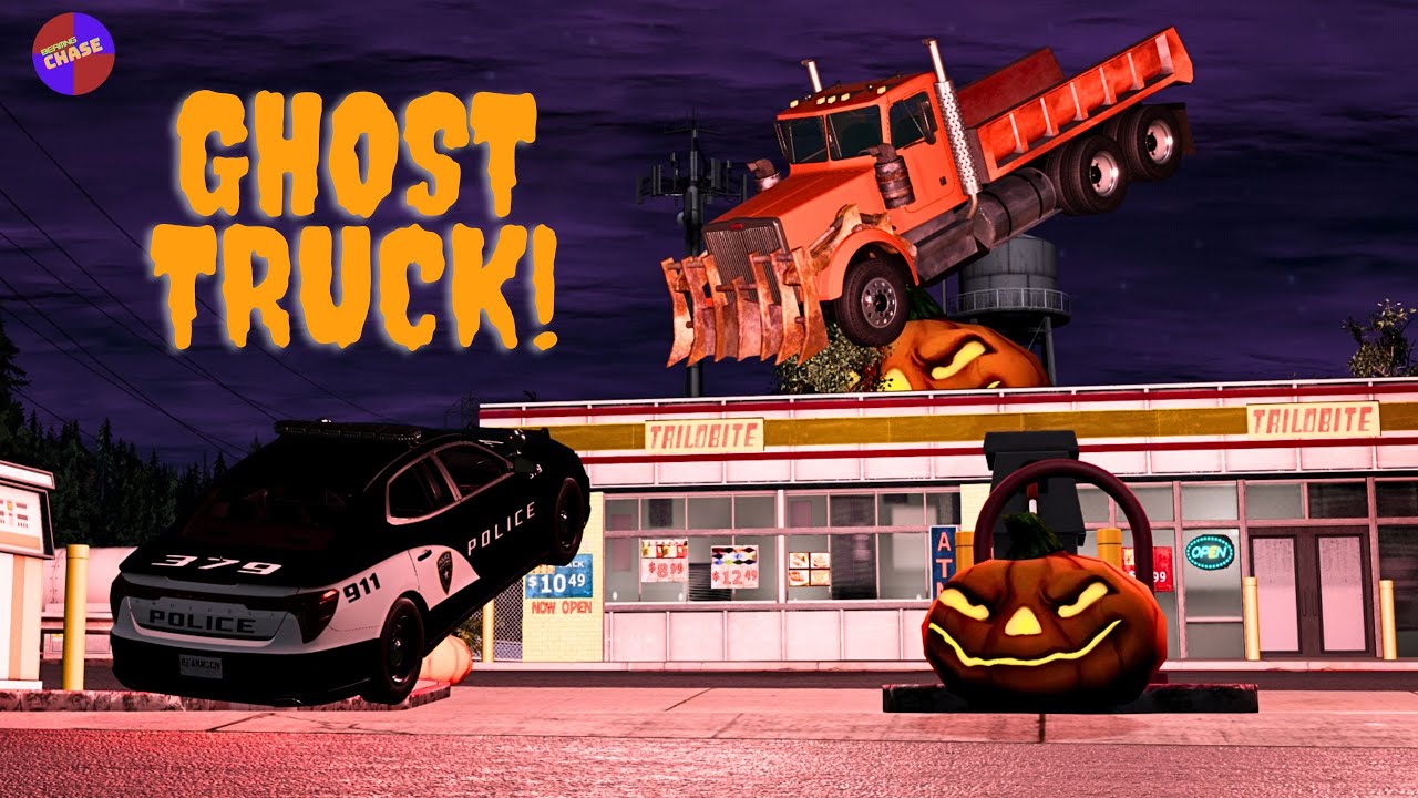 BeamNg.drive Horror Story #2 💀👻| Ghost Truck | Halloween Special |