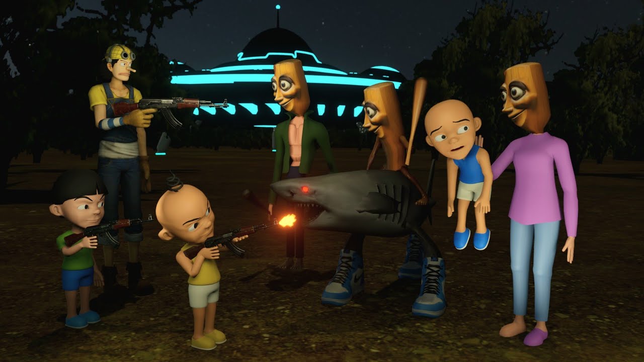 Tung Tung Tung Sahur Meneror Upin Ipin (PART 2) - anomali tung tung tung sahur