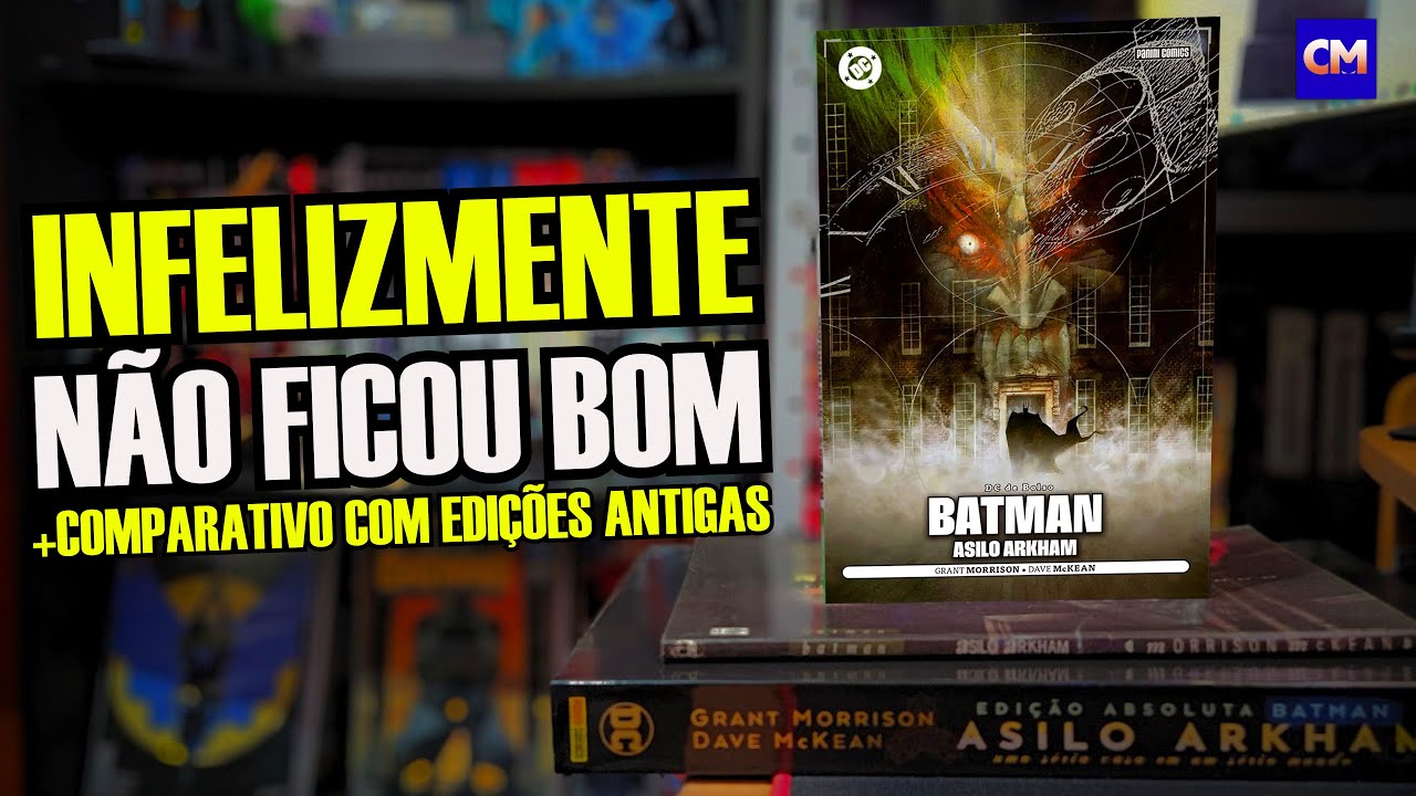 🟡FICOU DIF&Iacute;CIL! Batman: Asilo Arkham (DC De Bolso) + Compara&ccedil;&atilde;o Formato Americano e Edi&ccedil;&atilde;o Absoluta!
