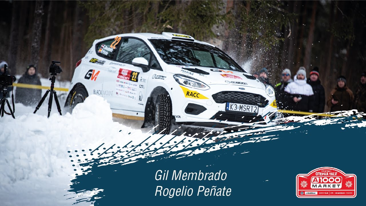 Rally Otepää 2022 - Gil Membrado / Rogelio Peñate - Ford Fiesta Rally 4