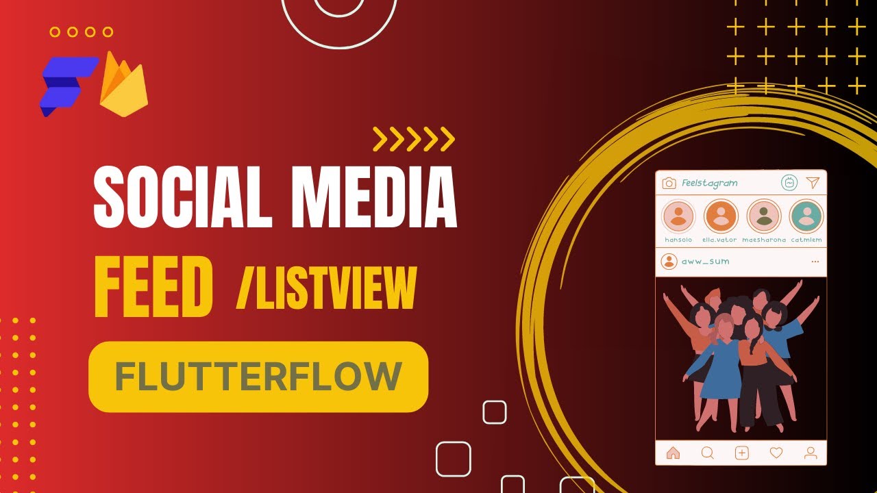 @FlutterFlow Создание ленты приложений для социальных сетей — руководство по Flutterflow
