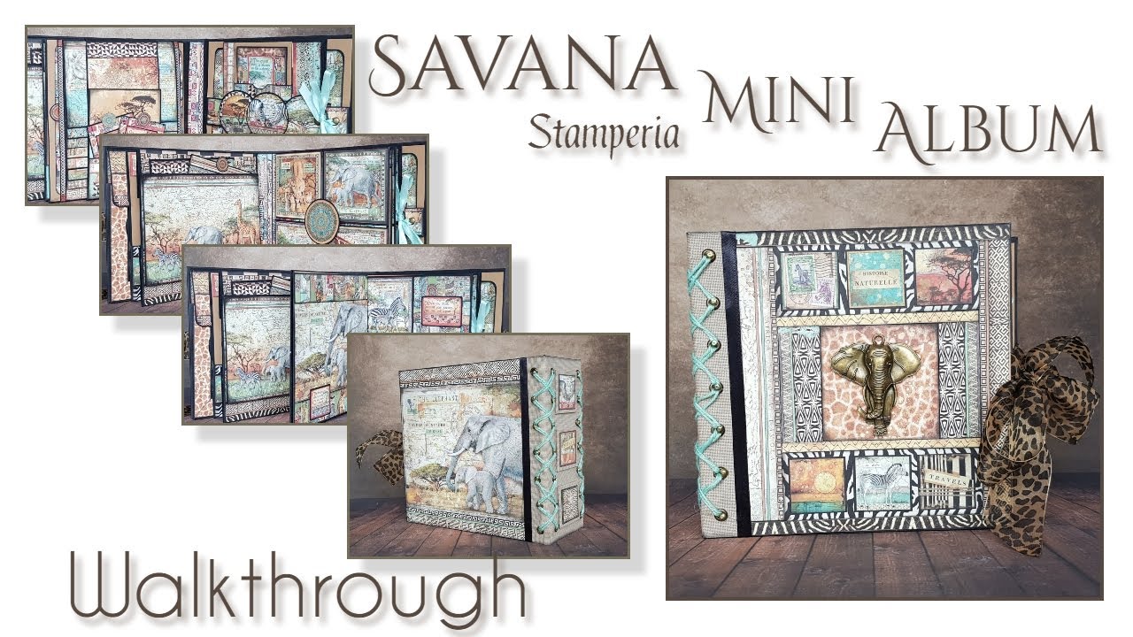 Savana Stamperia  Mini Album using Envelopes . collaboration with emmascrap