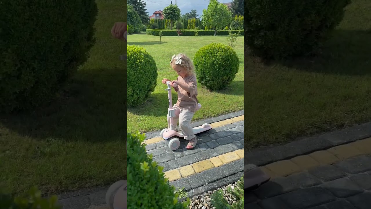 Hulajnoga balansowa LUMI 3w1 - podświetlany podest i koła LED, kolor r&oacute;żowy - HyperMotion ✨
