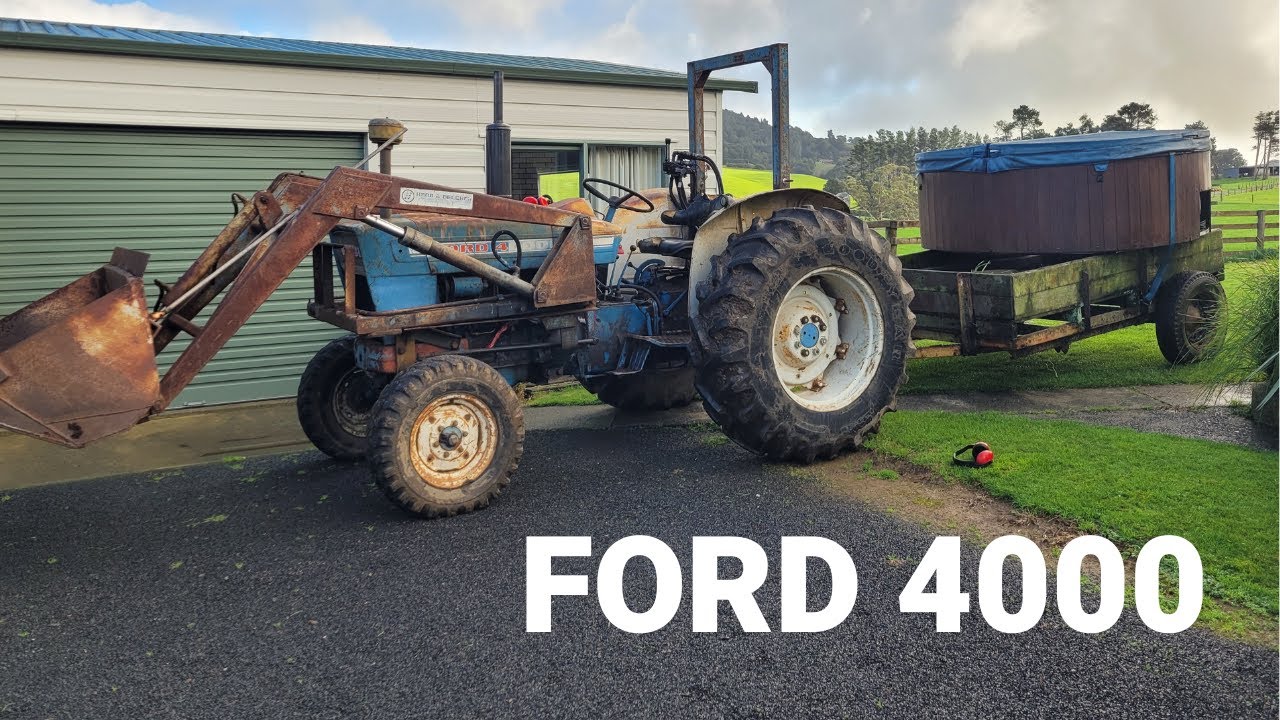 We Got A Free Farm Trailer! Ford 4000 Transport!