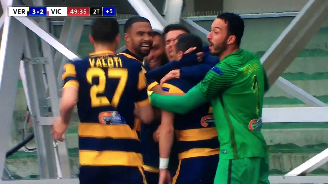 LIVE Verona-Vicenza 3-2 Romulooooo !!! (serie B, 01.05.17)