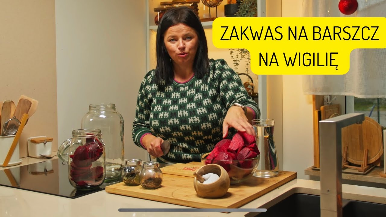 Zakwas z buraków do wigilijnego barszczu