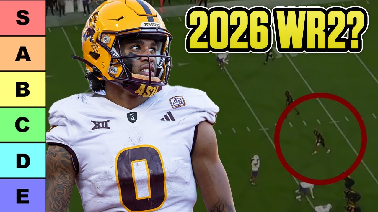 2026 NFL Draft WR Rankings (ELITE CLASS - Film Analysis)