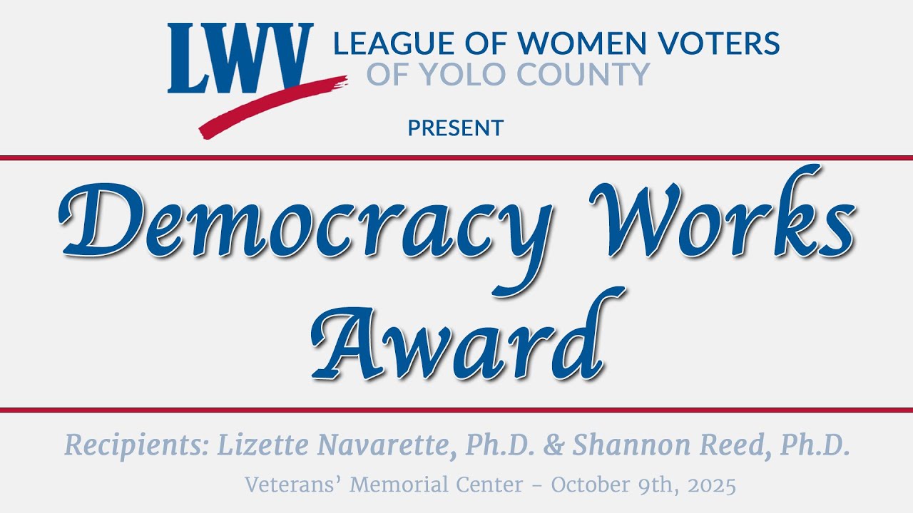 LWV - Democracy Works Awards 2025