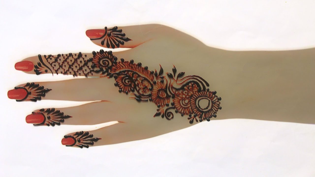 Very beautiful stylish mehndi design for front hand | Easy mehndi design | mehndi ka design | mehndi